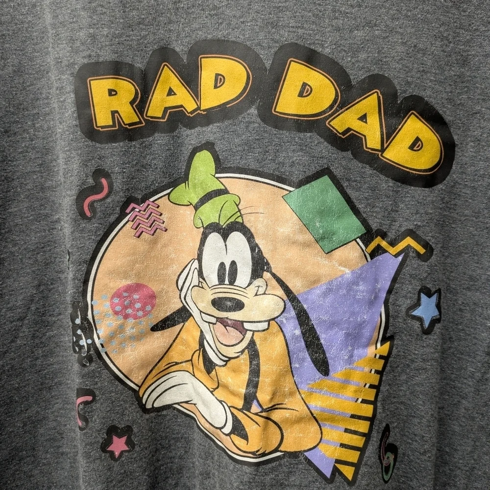 Athletic Works Gray 'Rad Dad' Graphic Tee
